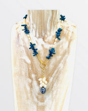 Load image into Gallery viewer, Megan pearl coral necklace