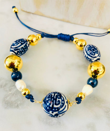 Lapis bracelet