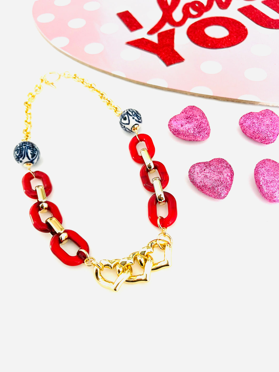 Raiza heart necklace